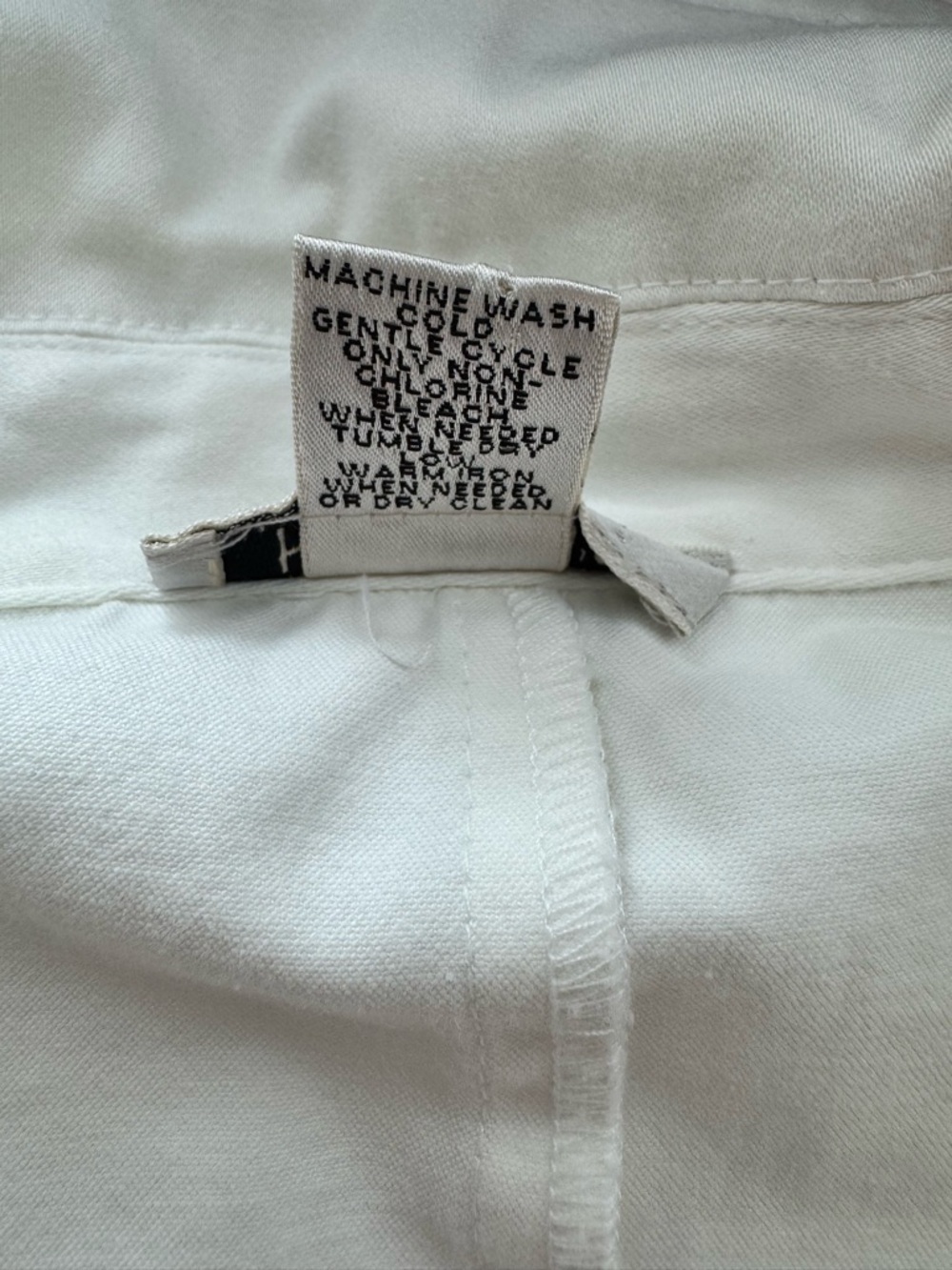 Harold’s White Cropped Jacket Womens Medium Scalloped Button Front Blazer - Picture 5 of 7